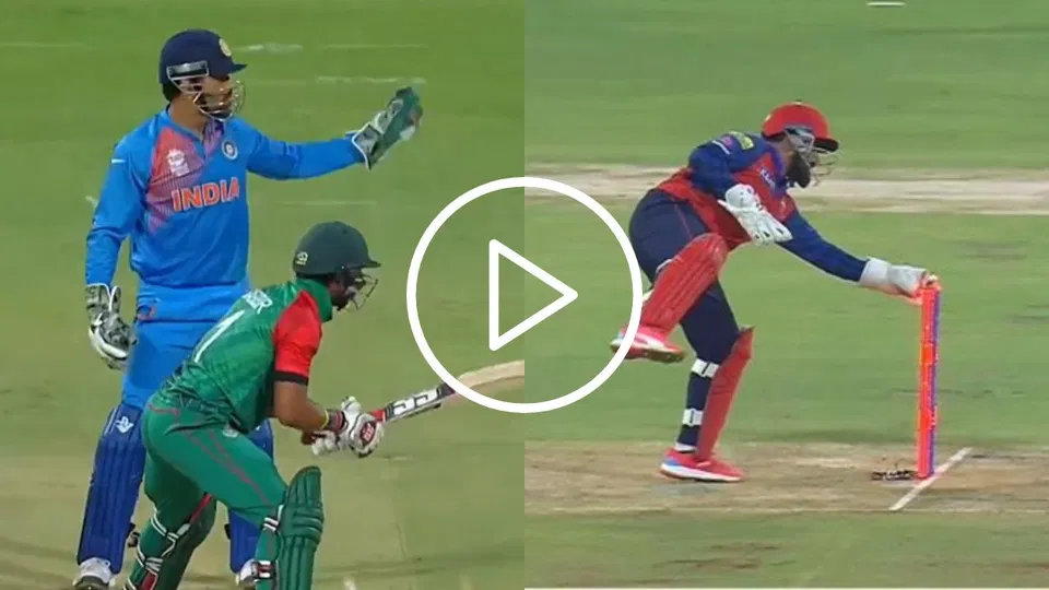 Prabhsimran recreates Dhoni's iconic move news